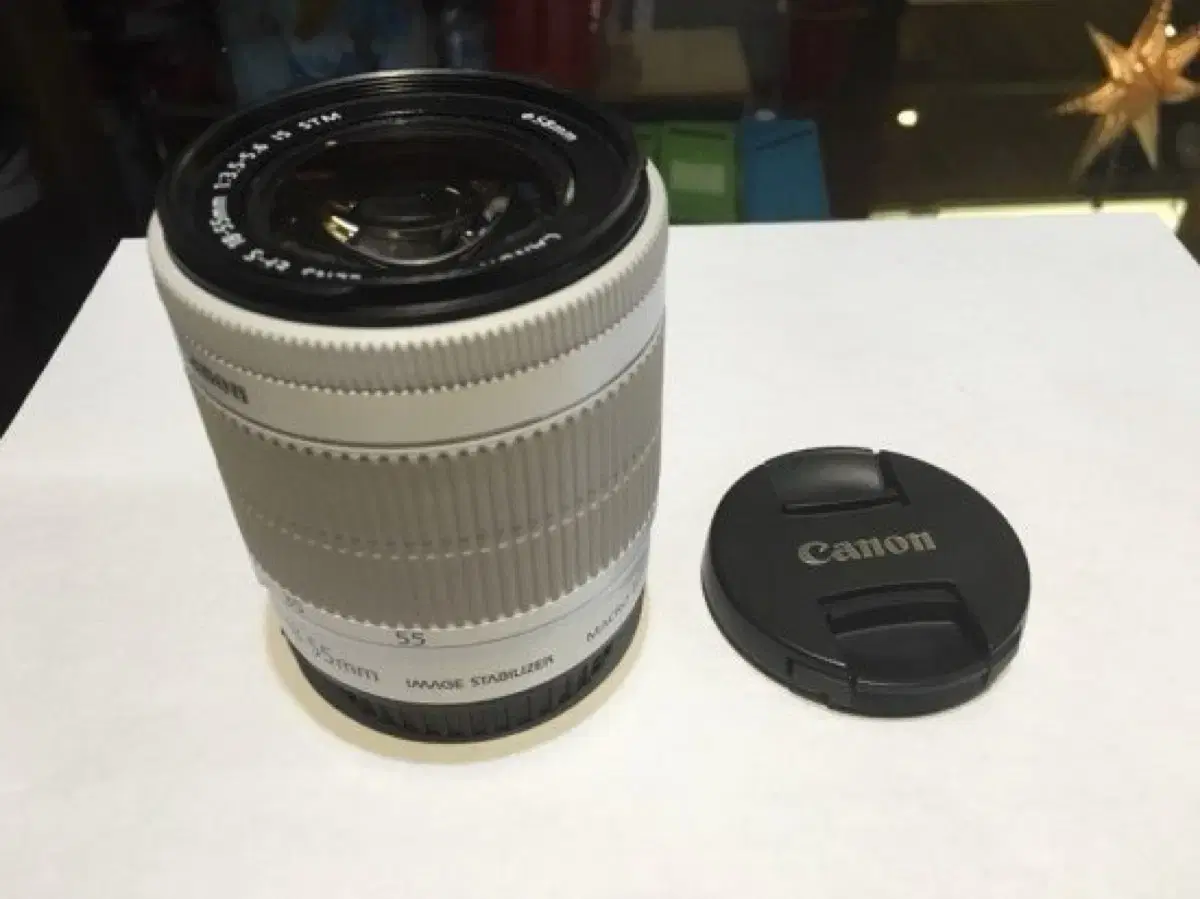 캐논 18-55mm 렌즈 화이트 판매합니다